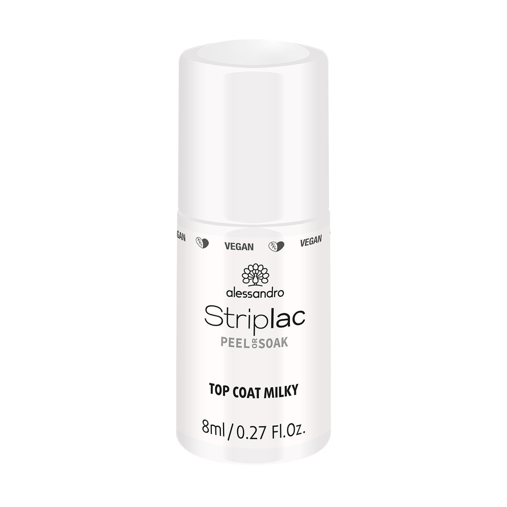 alessandro Striplac Peel Or Soak Top coat MILKY 8 ml Top coat
