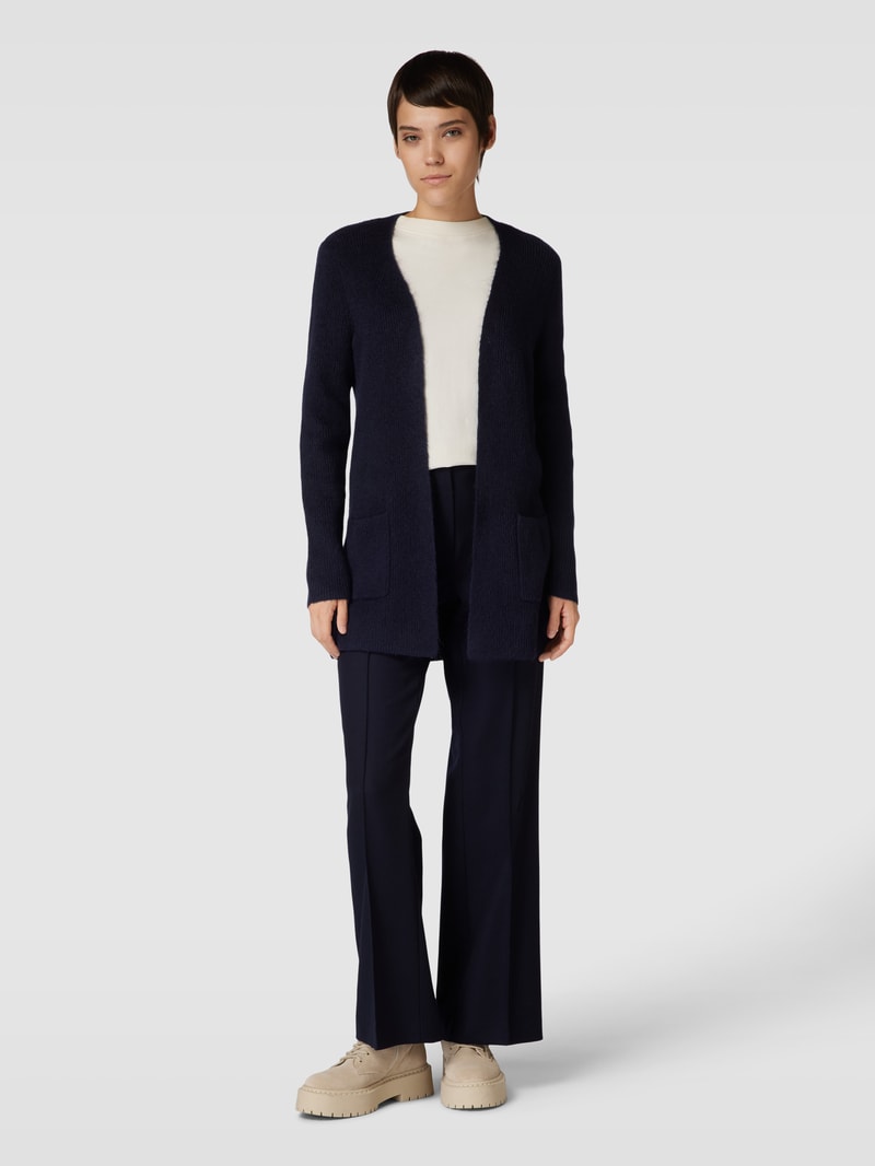 Cardigan mit Eingrifftaschen in dunkelblau