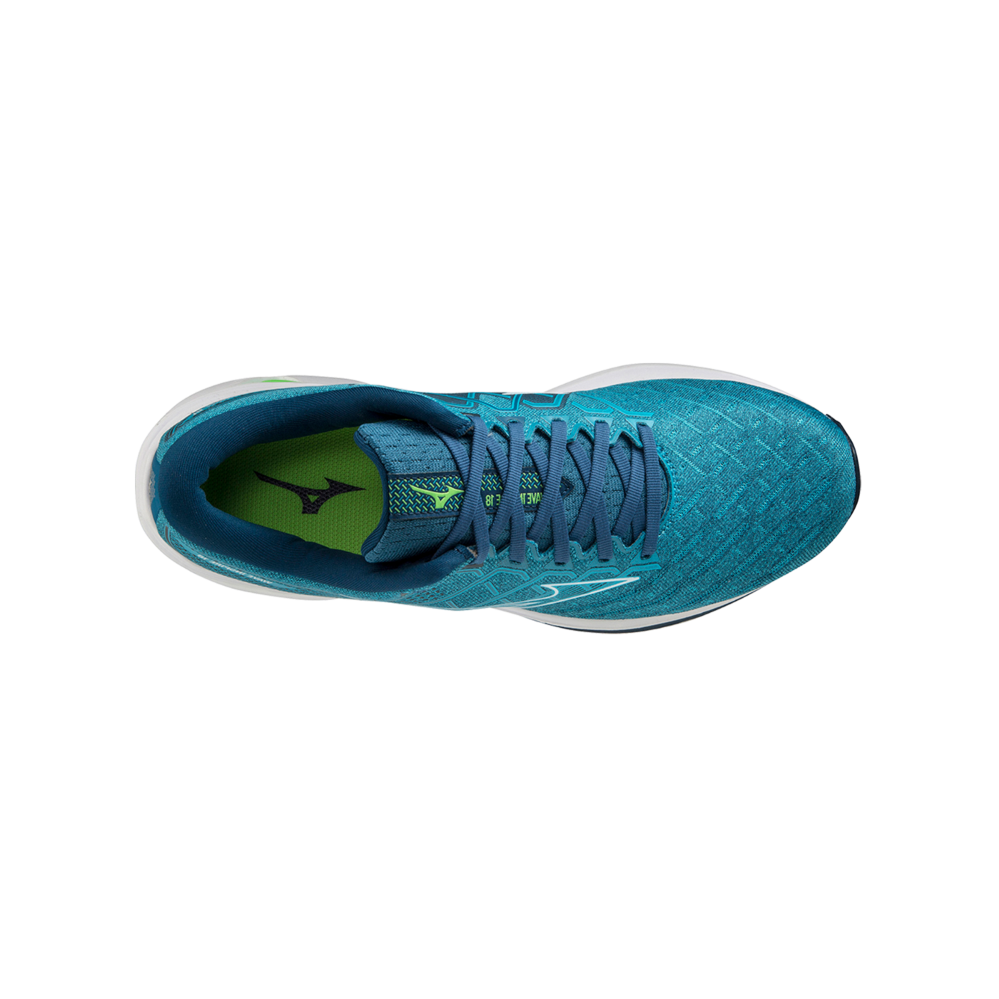 Mizuno Wave Inspire 18 Blau Weiss F02 Laufschuh
