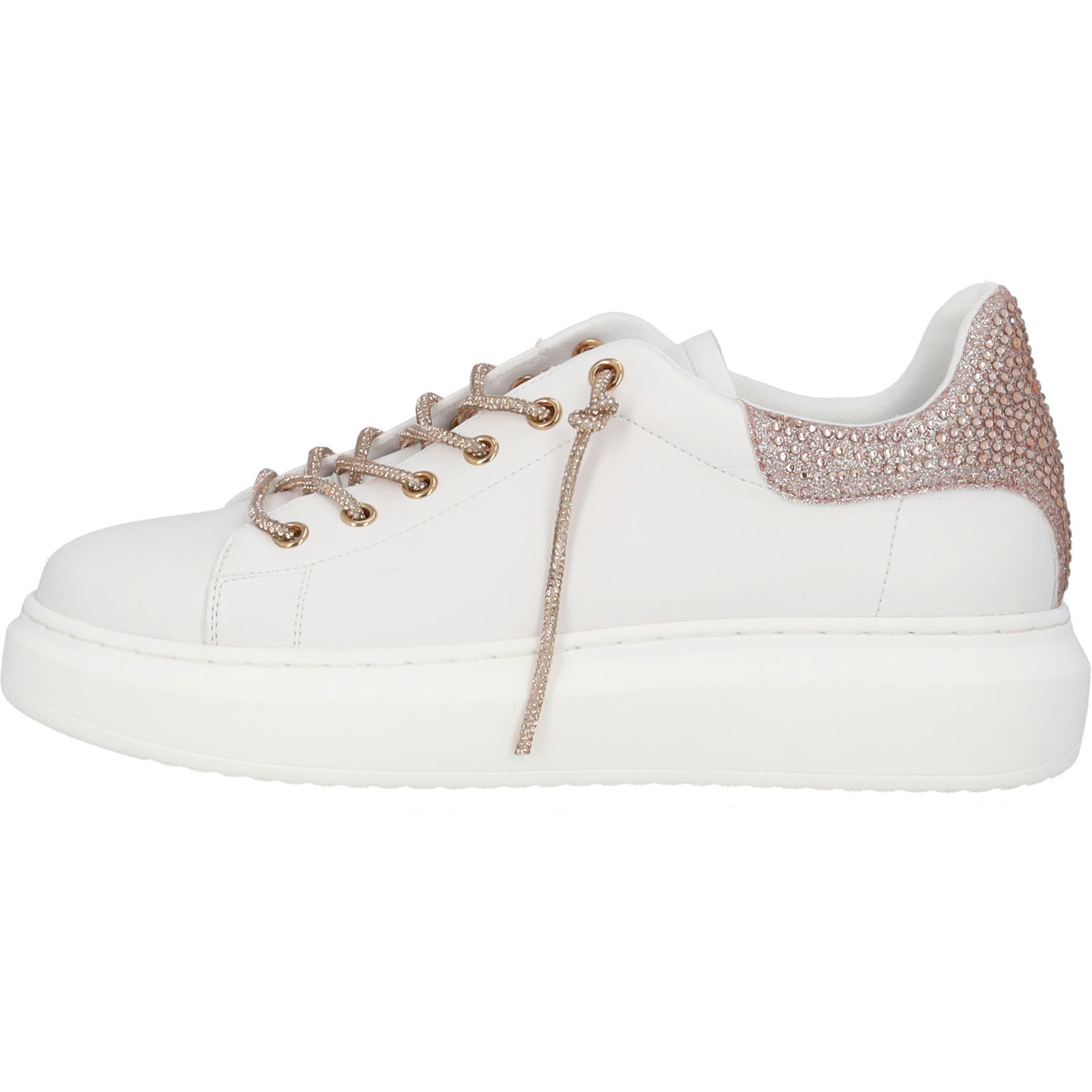 Palado Rugu by Sila Sahin, Sneakers Low, Damen, Weiß/Rosegold