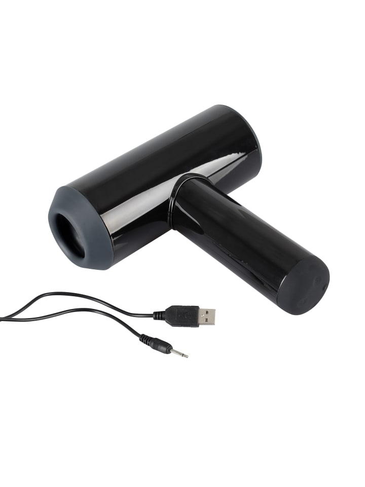 Rebel Masturbator Masturbator with 2 Functions in schwarz günstig kaufen 21,2 cm
