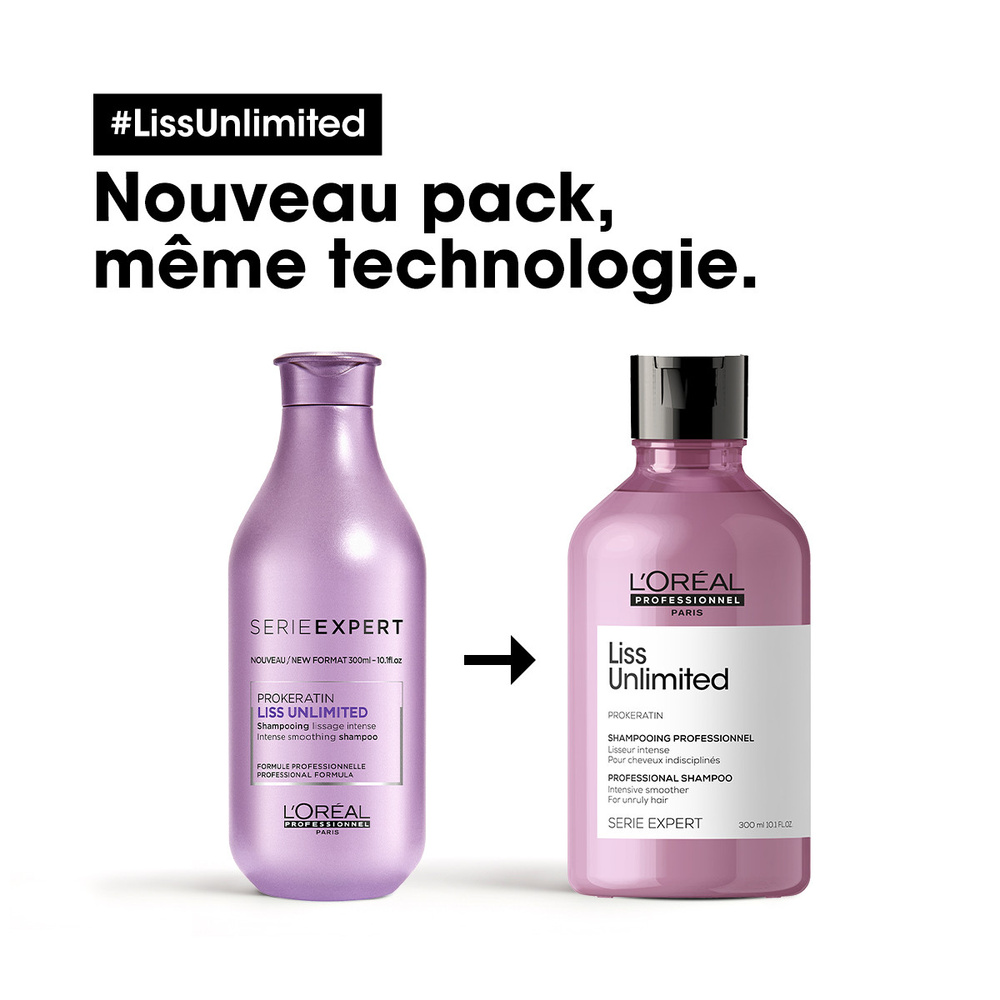 L'Oréal Professionnel Série Expert Liss Unlimited Shampoing pour cheveux indisciplinés oulissés