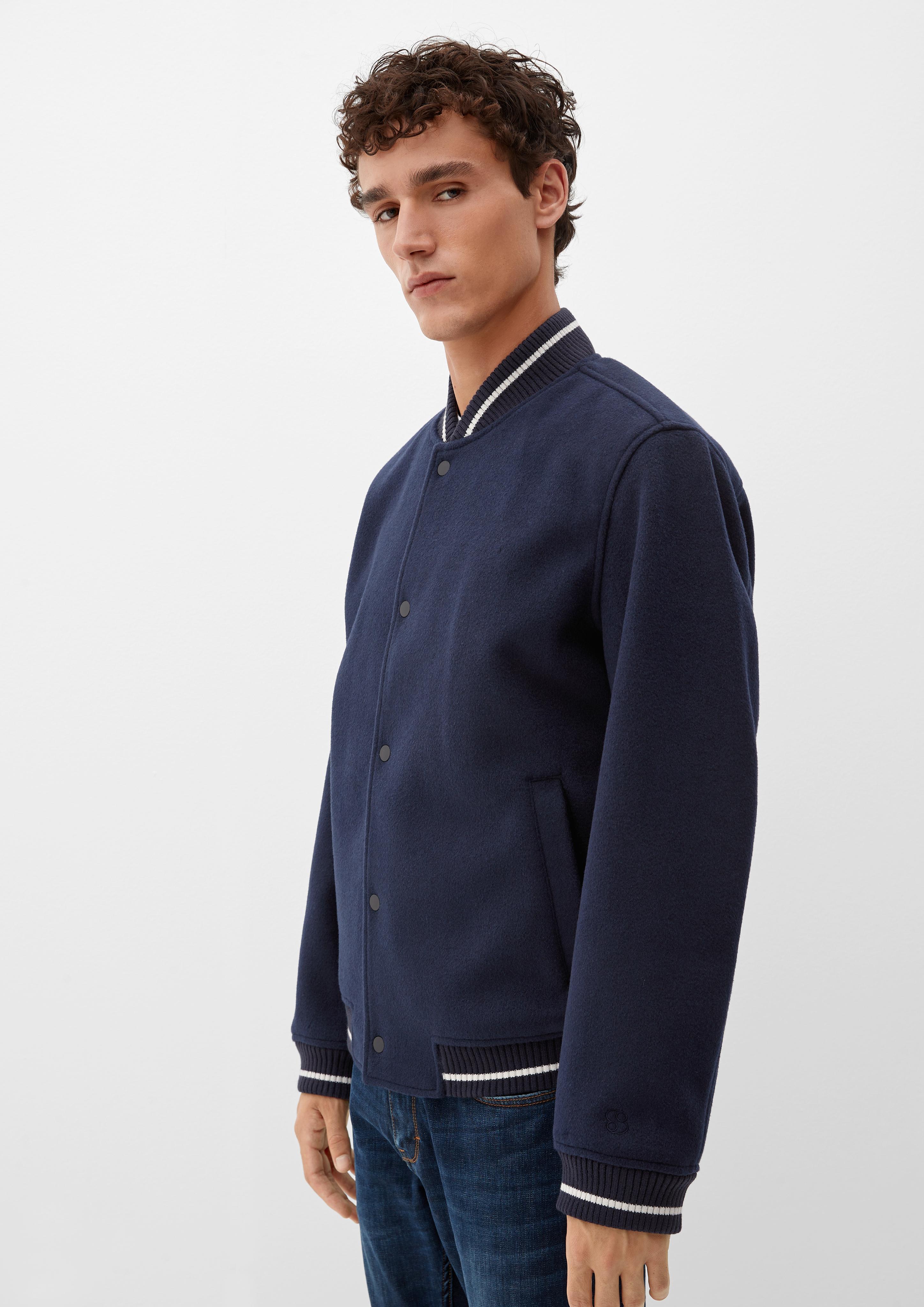Blousonjacke im Wollmix  2120550-5959
