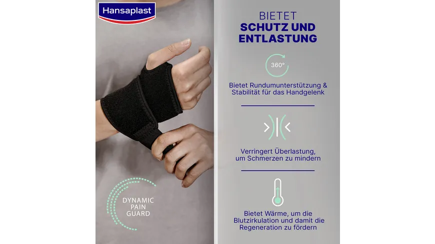 HANSAPLAST Protective Handgelenk-Bandage