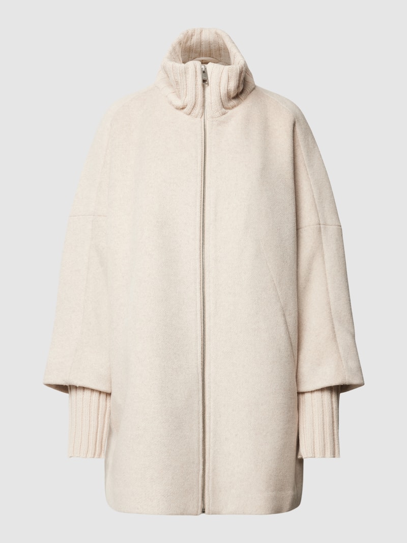 Jacke mit Turtleneck in offwhite
