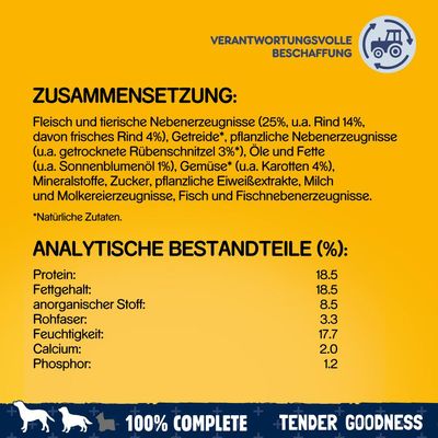 Pedigree Tender Goodness mit Rind