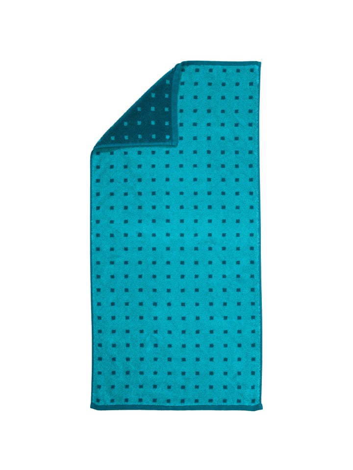 Erwin Müller Frottier, Jacquard Handtuch 4er-Pack Sigmaringen in türkis günstig kaufen 50 x 100 cm