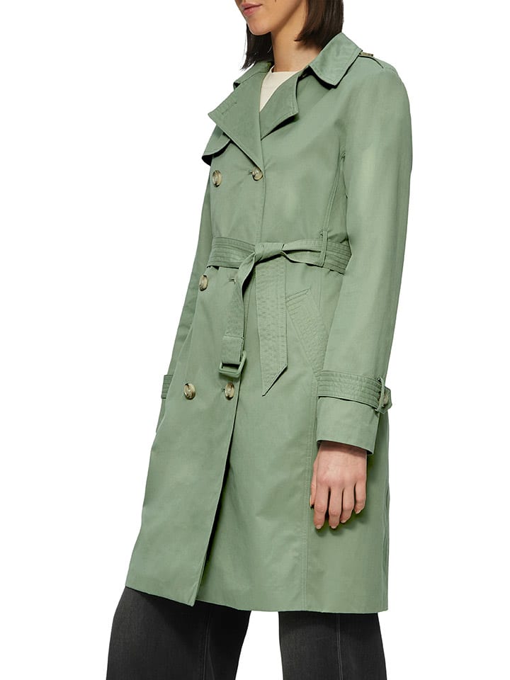 s.Oliver Trenchcoat in Grün günstig kaufen
