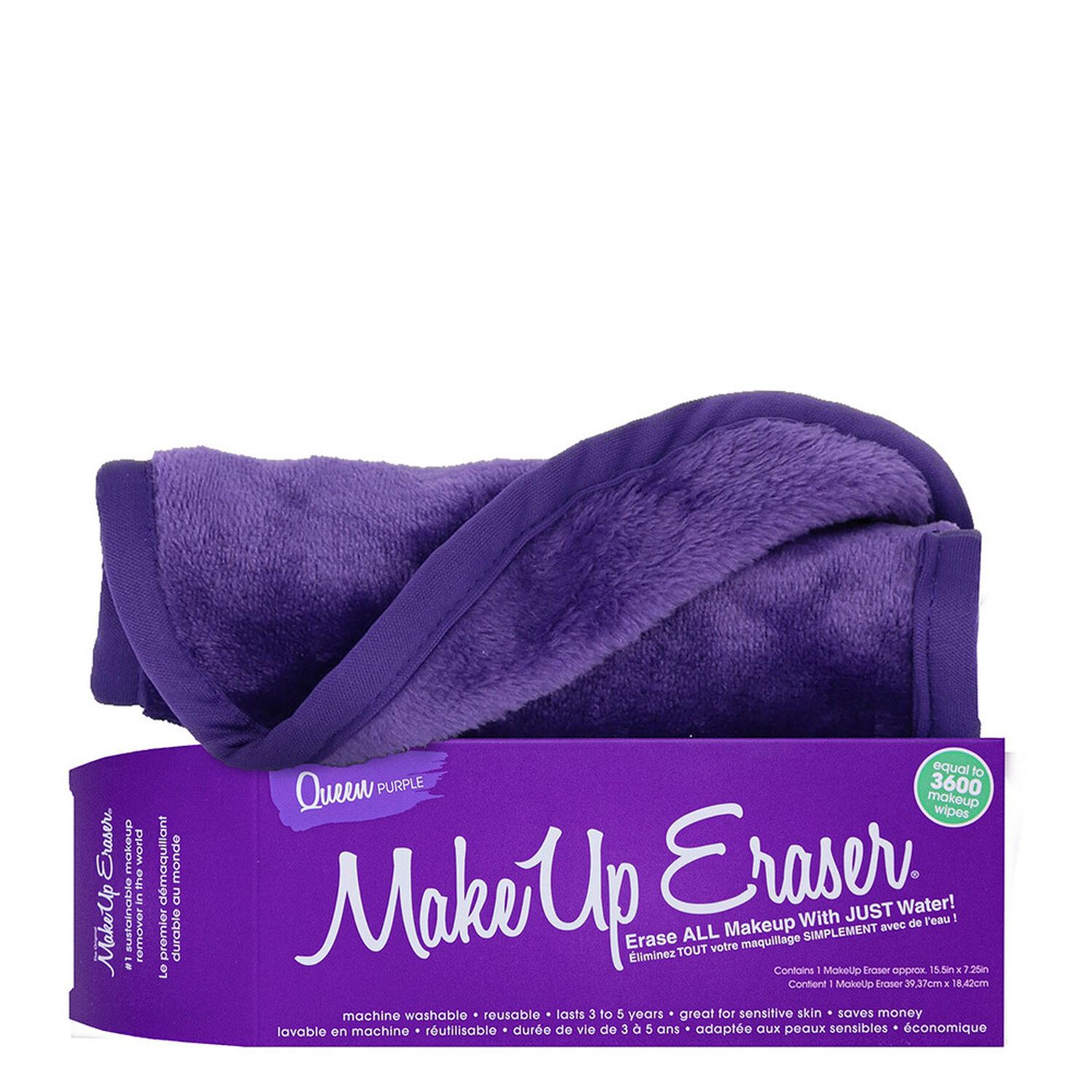 Make Up Eraser Queen Purple Serviette Démaquillante Réutilisable