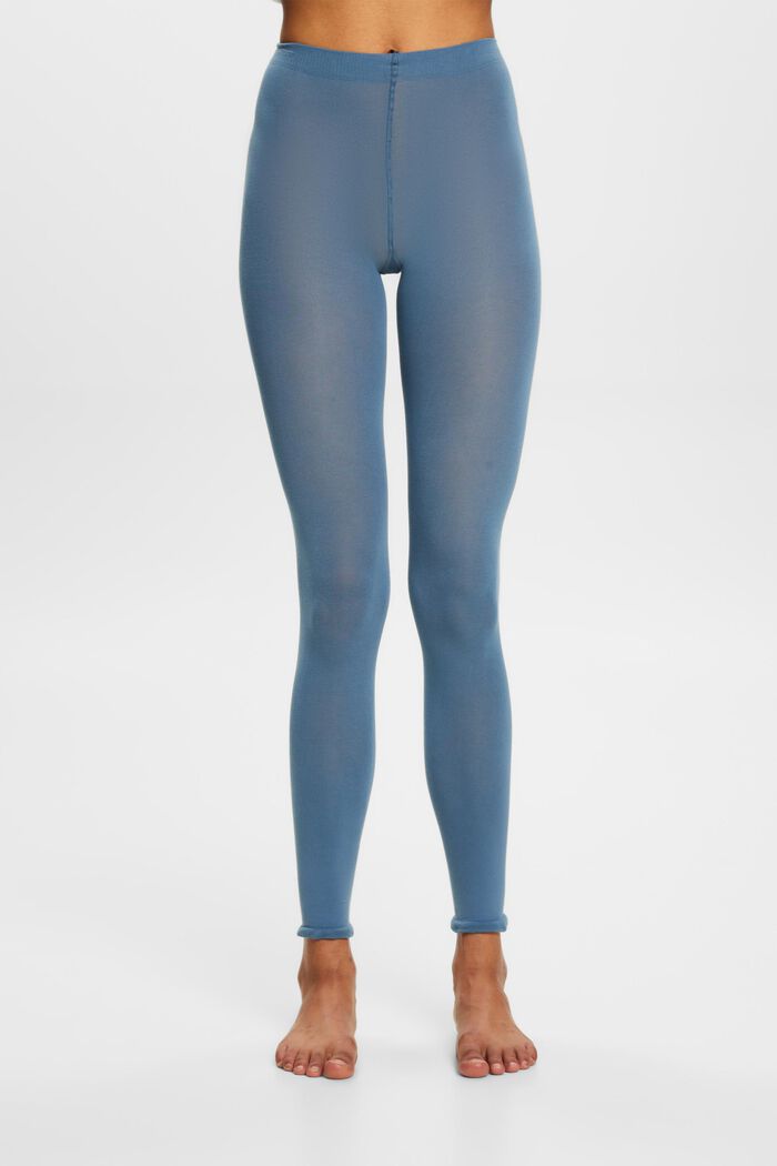 Blickdichte Leggings, Baumwoll-Mix
