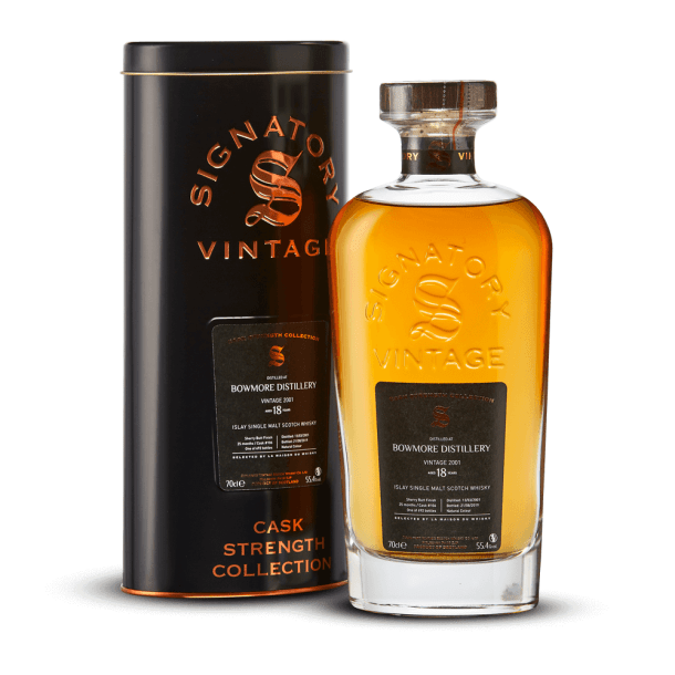 Signatory Vintage Bowmore18 ans 2001 The Little Big Book 55,4%