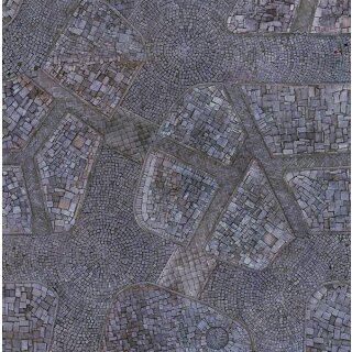 Cobblestone City 3x3 Gaming Mat 2.0