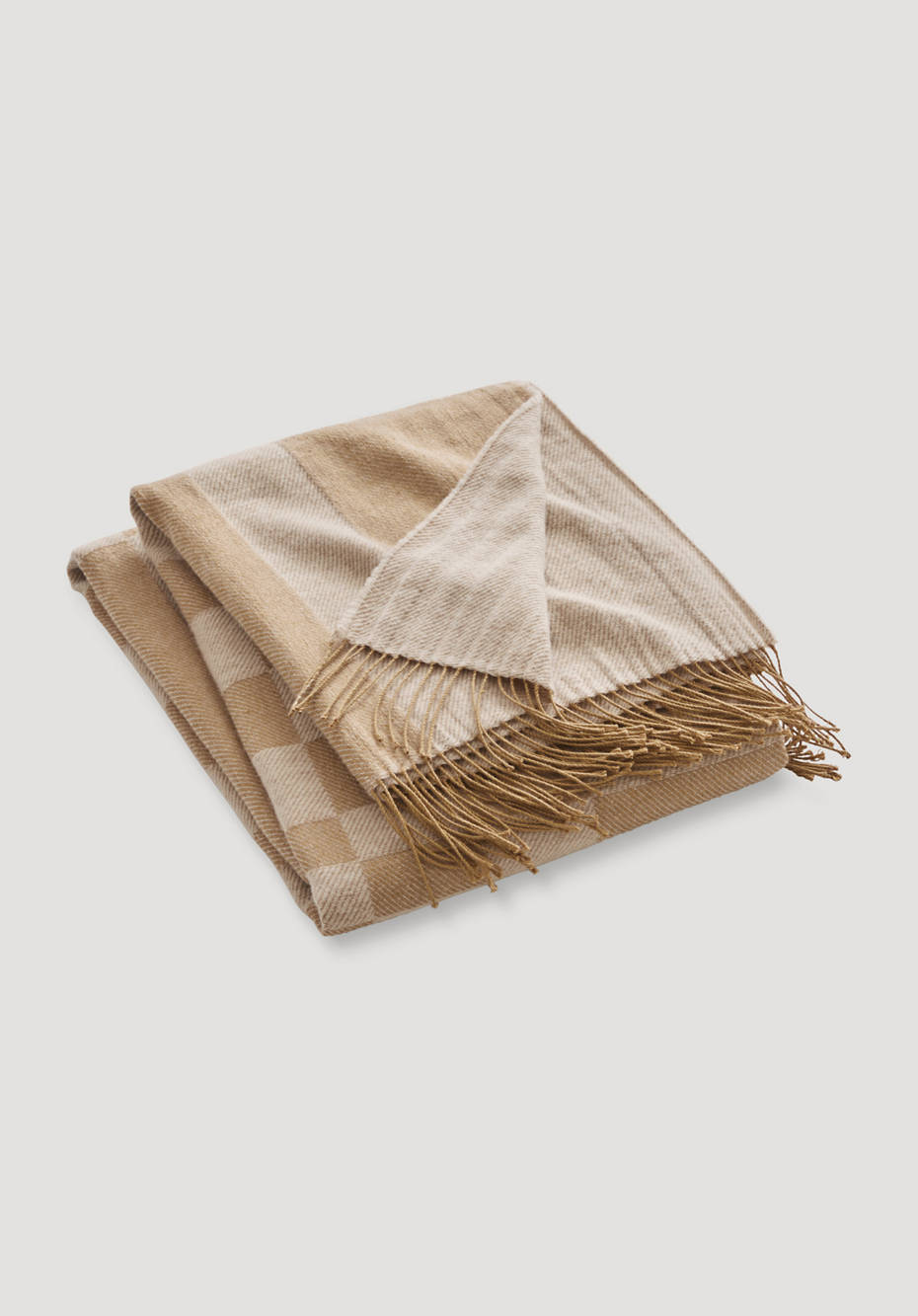 Plaid VICTOR aus Hanf und Schurwolle