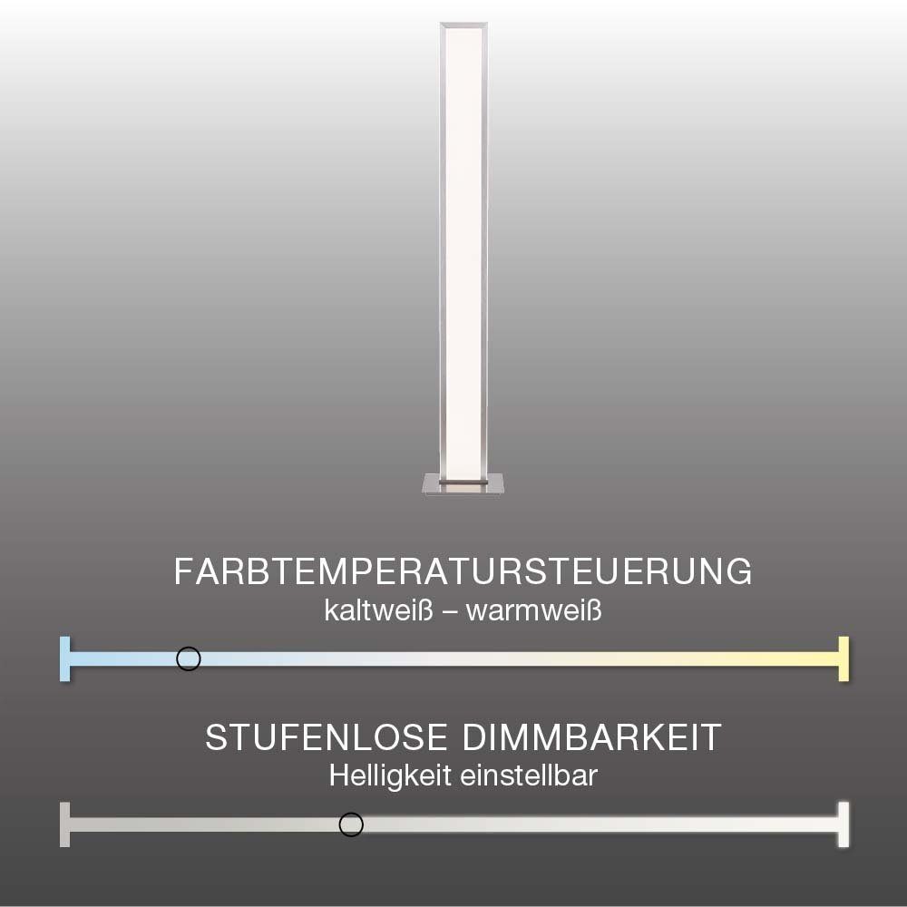 Paul Neuhaus Smarte LED-Leuchte LED Stehleuchte Q-Rosa Smart Home, Smart Home, CCT-Farbtemperaturregelung, Dimmfunktion, Memoryfunktion, mit Leuchtmittel, Lichtfarbsteuerung inkl. Fernbedienung dimmbar APP