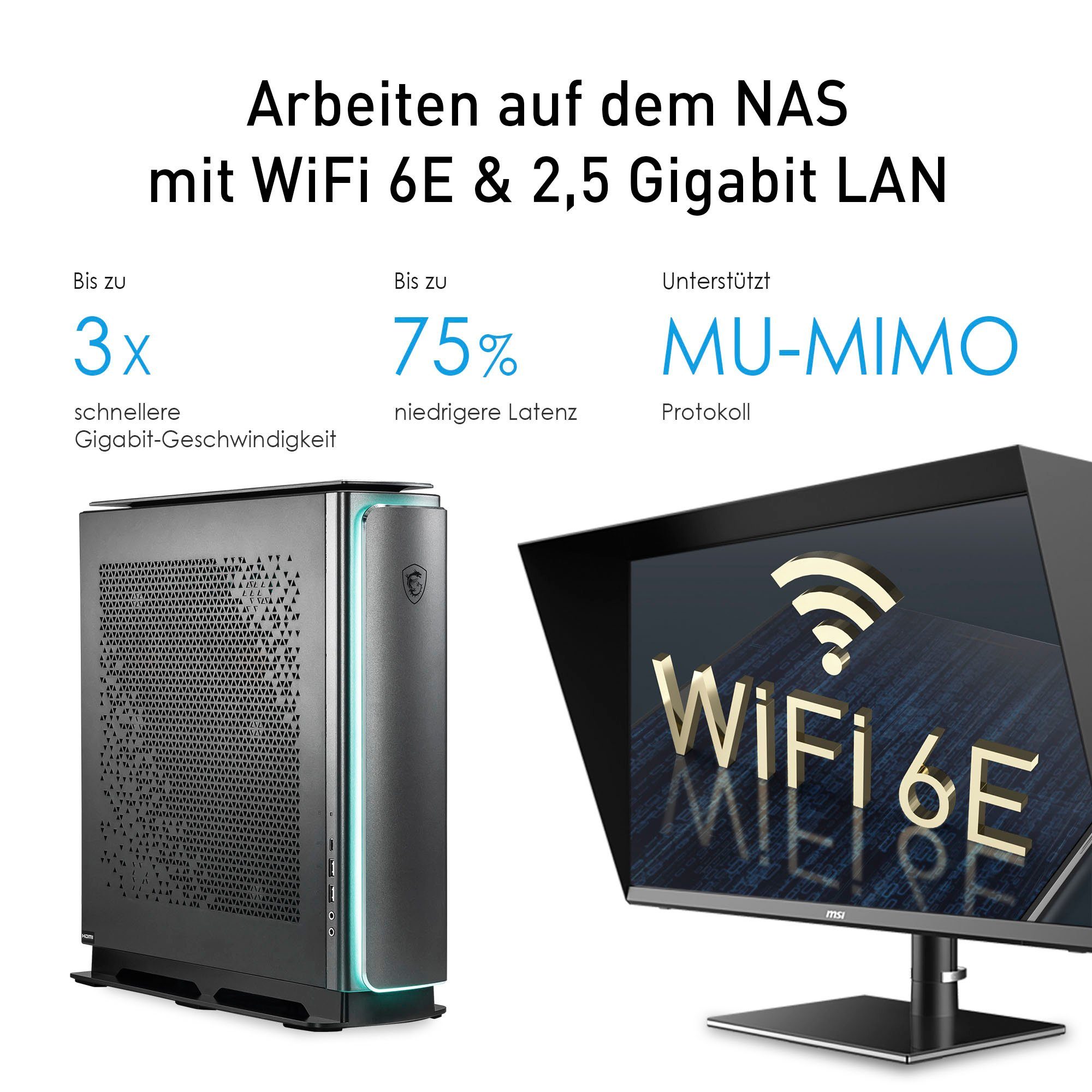 MSI Creator P100X 11TE-615DE Gaming-PC (Intel Core i9 11900K, GeForce RTX 3080 Ventus 3X OC, 64 GB RAM, 2000 GB HDD, 1000 GB SSD, Luftkühlung)