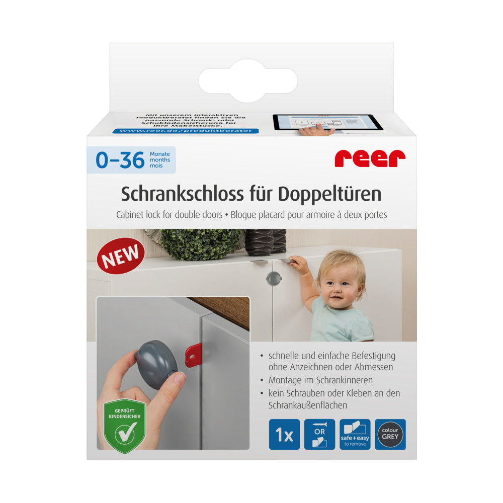 Schrankschloss für Doppeltüren