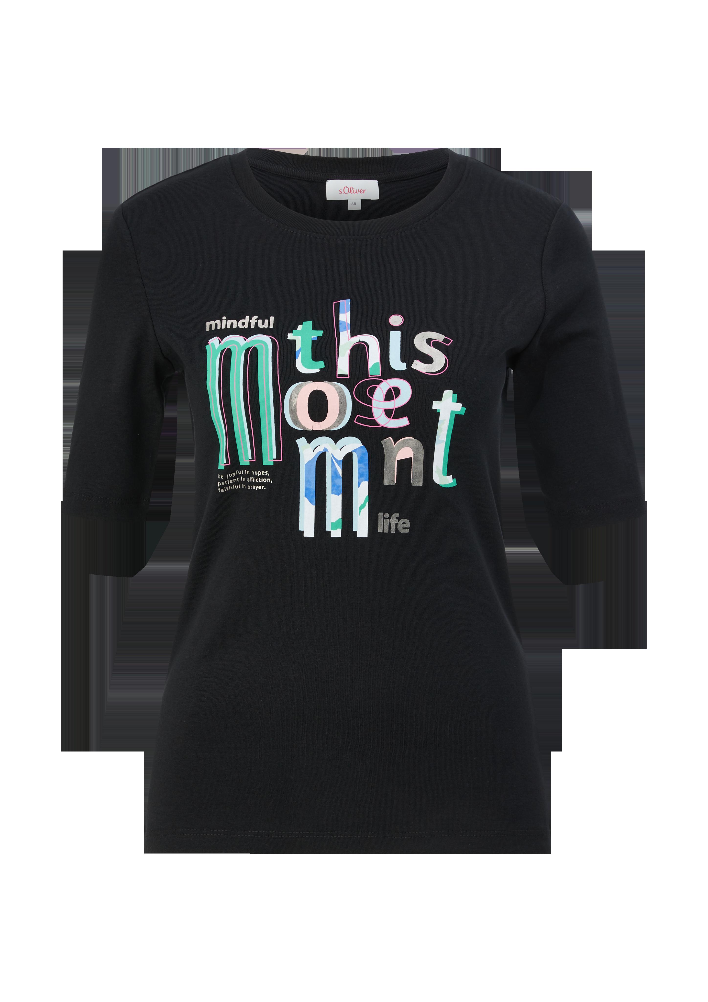 T-Shirt mit Frontprint  2130582-99D0