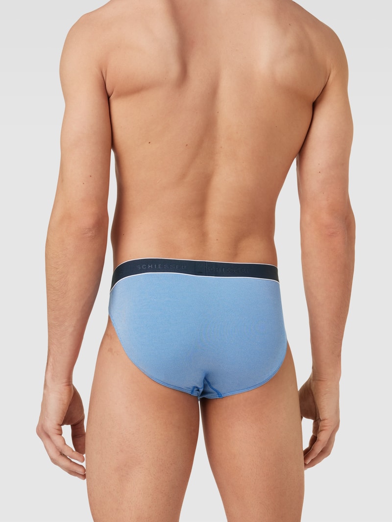 Slip mit Streifenmuster in bleu