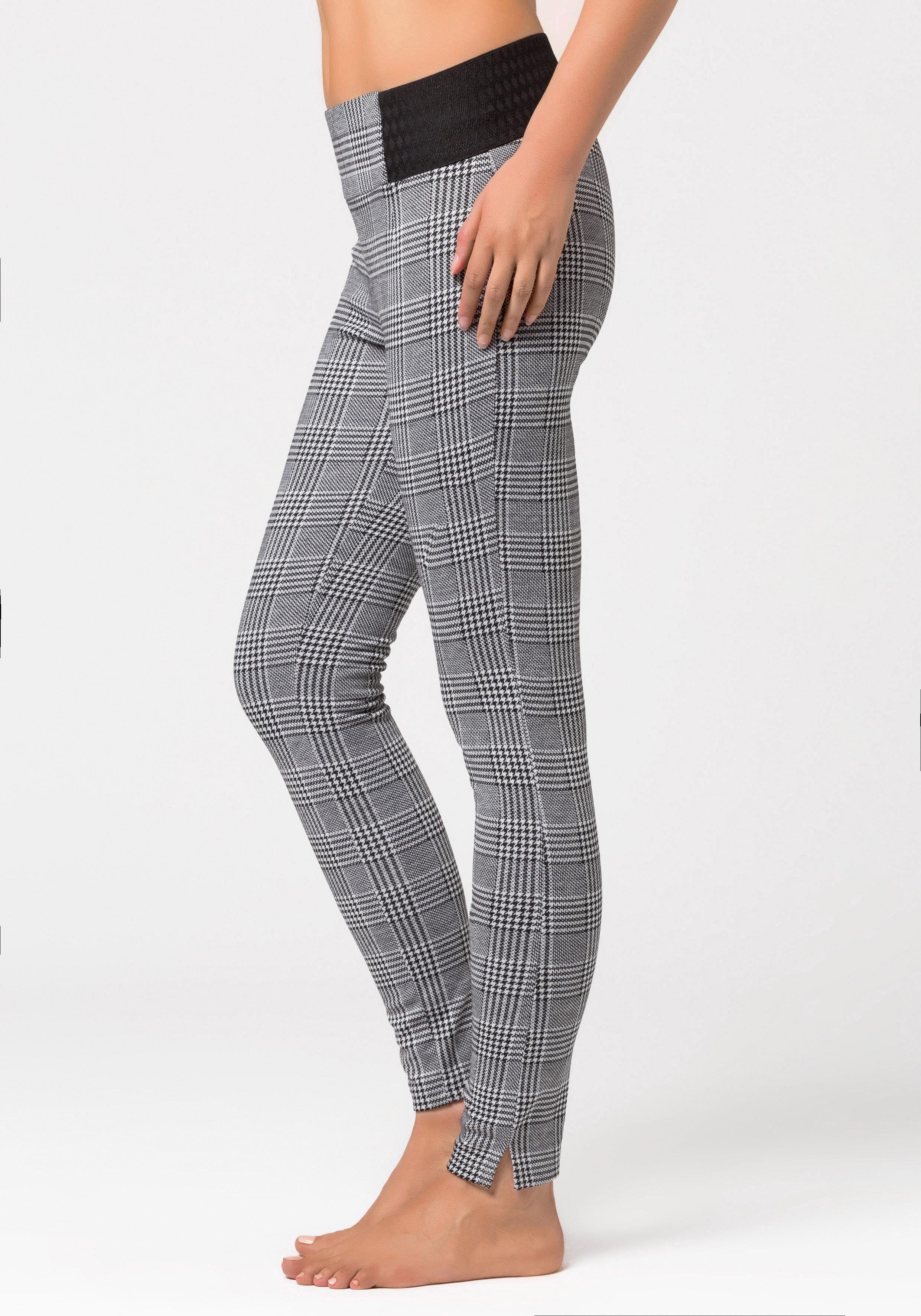 Buffalo Leggings im Glencheck-Design