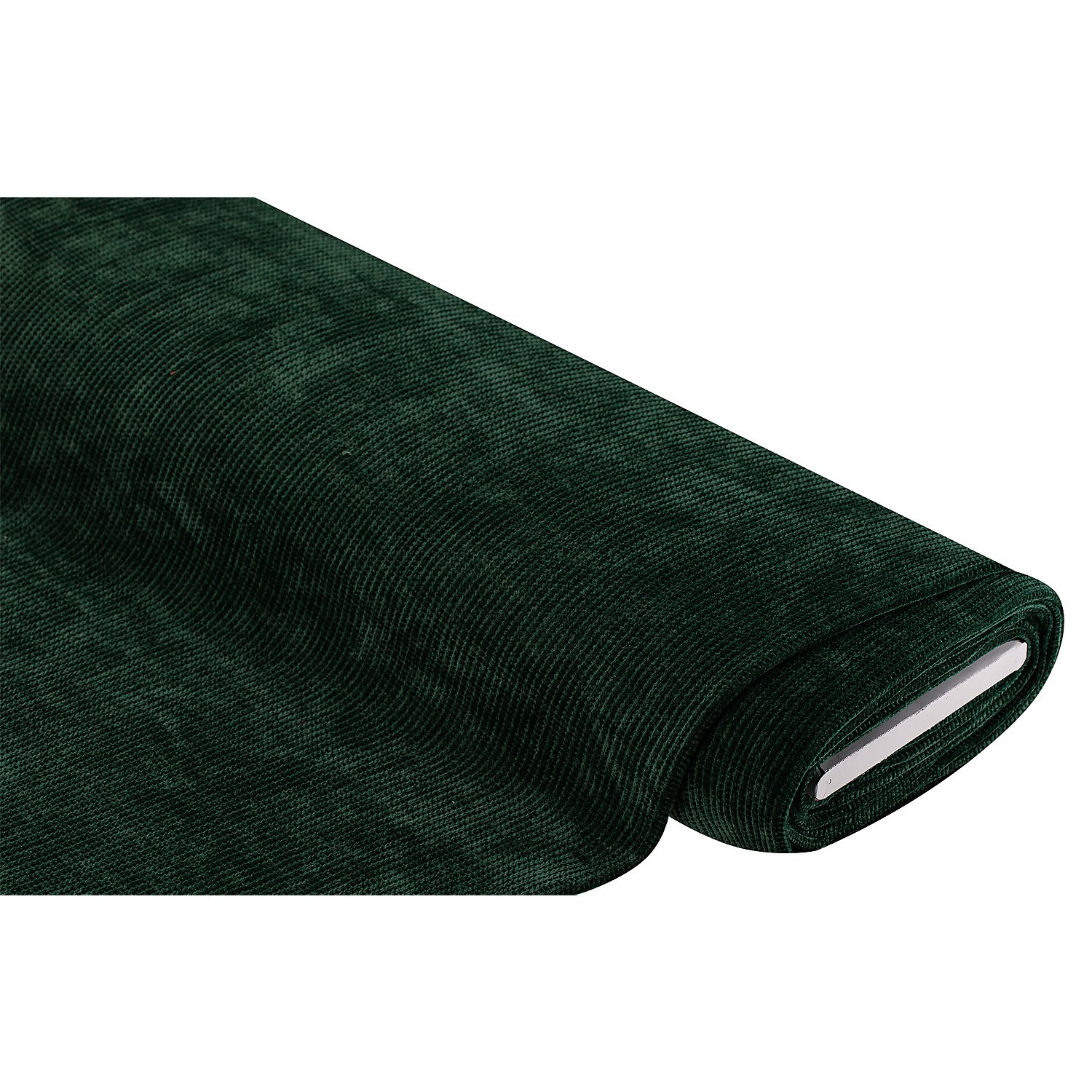 Strickstoff aus Chenille-Garn, dunkelgrün