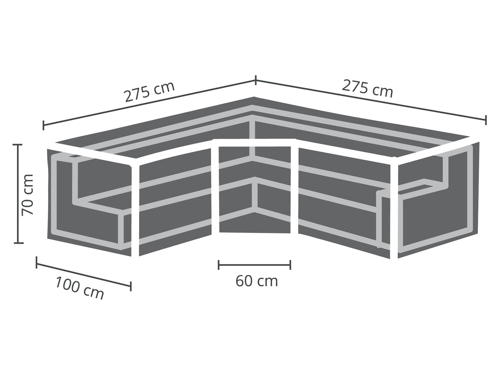 Winza Deluxe Trapezium Loungeset Schutzhülle