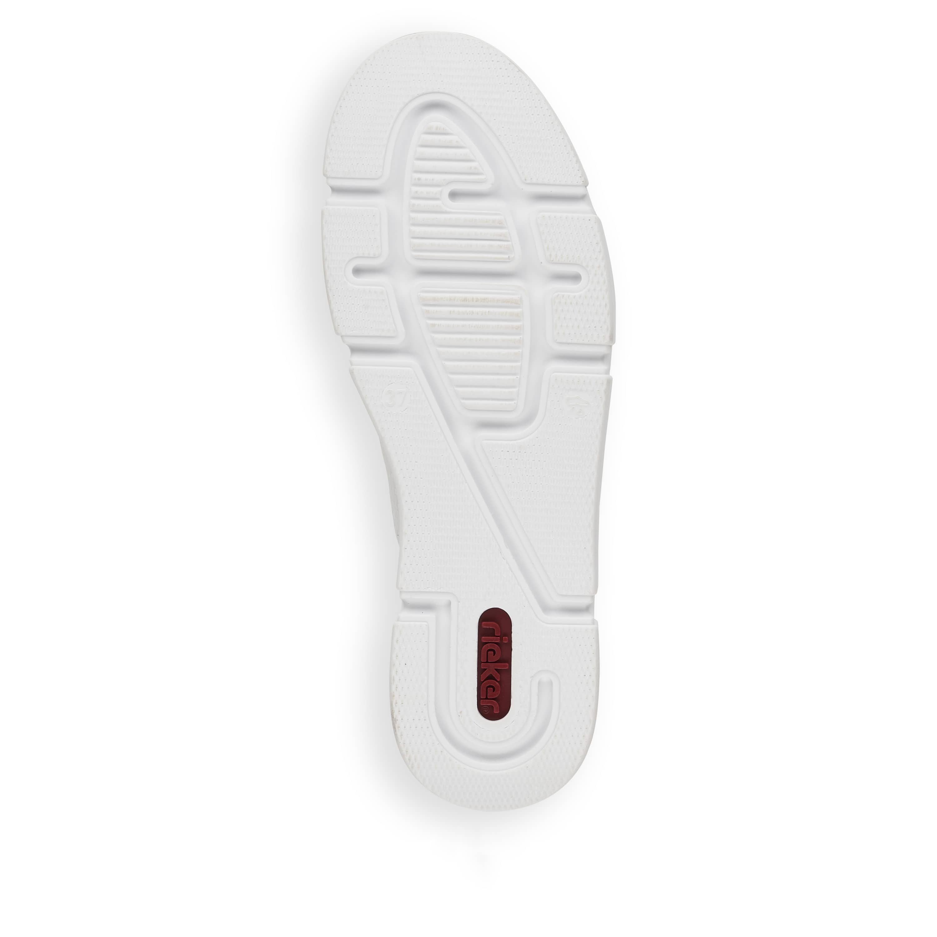 Rieker Damen Sneaker Low perlweiß