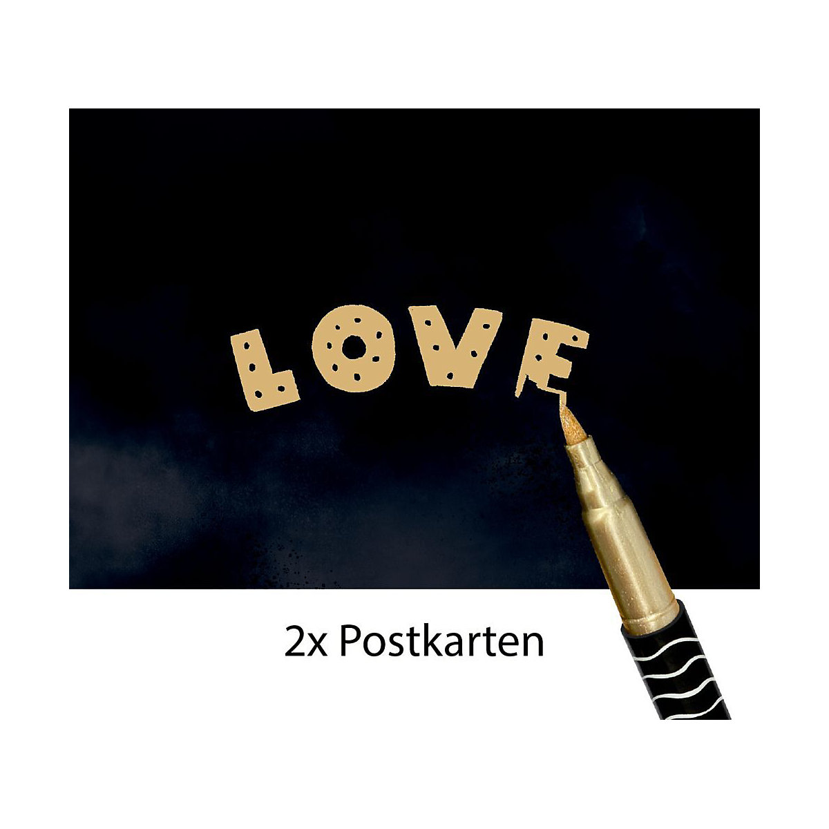 Kreativset Handlettering, inkl. Anleitungsheft & Stiften