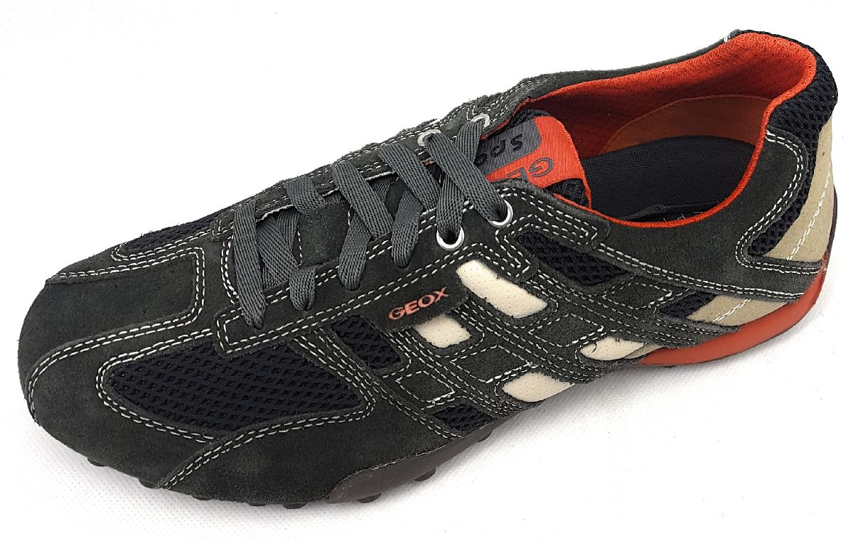 Geox Snake U4207K-02214/C1300 Grau C1300 dark grey/off white