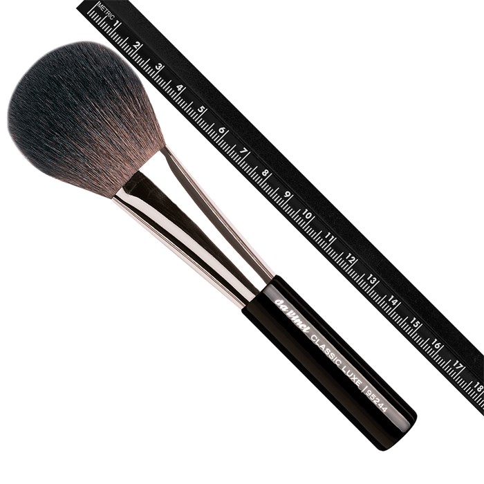 Luxe Puderpinsel oval extrafeine Ziegenhaare