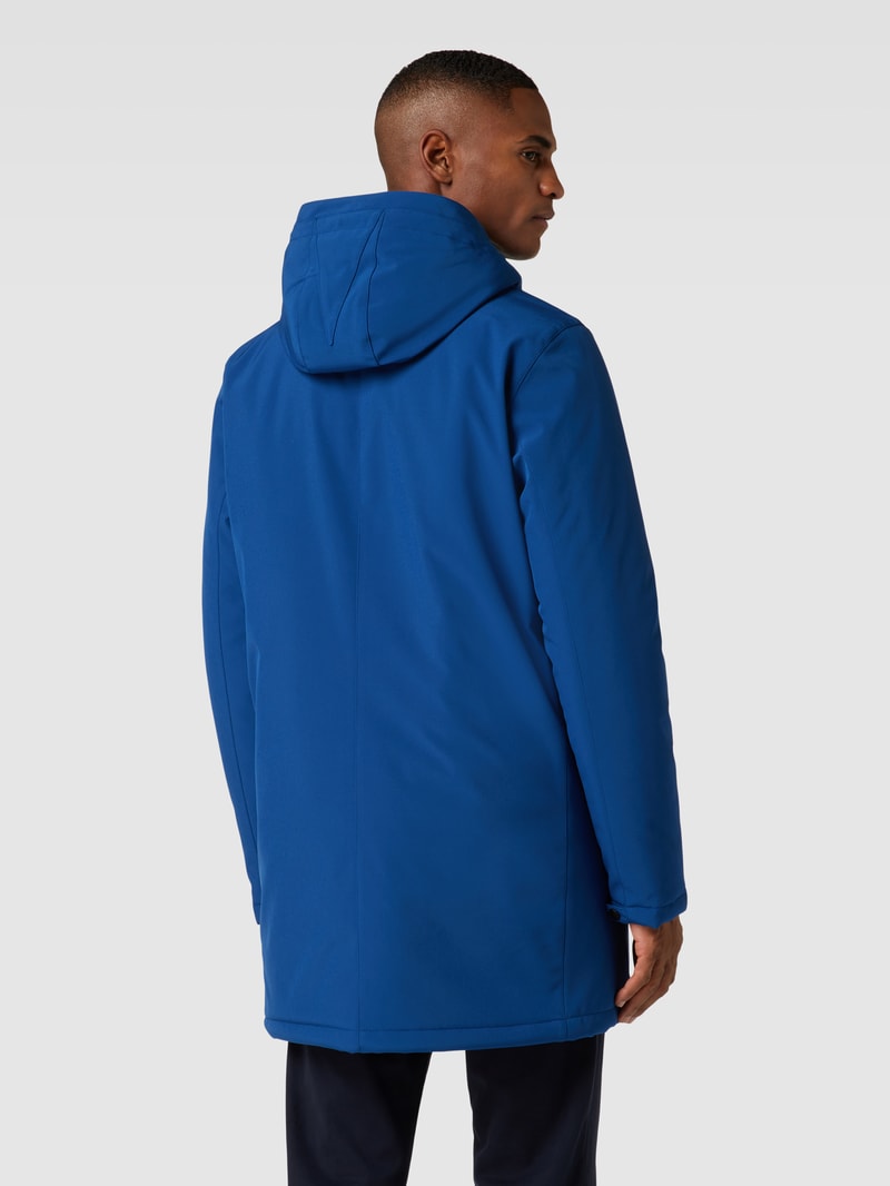 Jacke mit Stehkragen Modell 'Madeston' in bleu