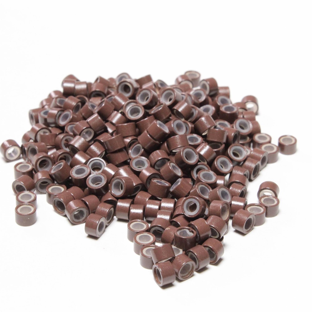 hair2heart Anneaux de fixation Microrings avec silicone pour 1g d' Extension Loops extensions