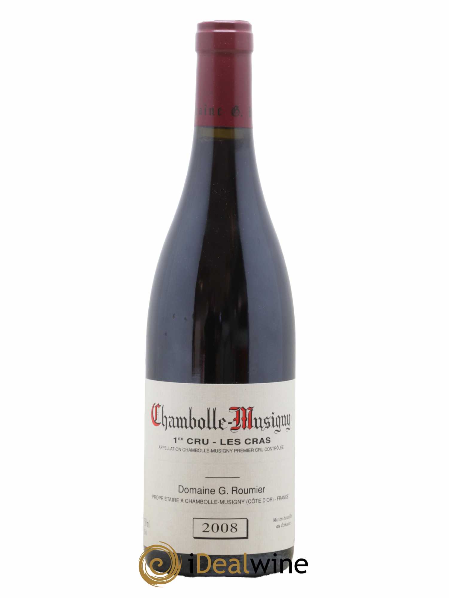 Chambolle-Musigny 1er Cru Les Cras Georges Roumier (Domaine)  2008 - Lot de 1 Bouteille