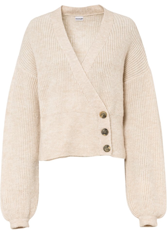 Oversized-Pullover in Wickeloptik