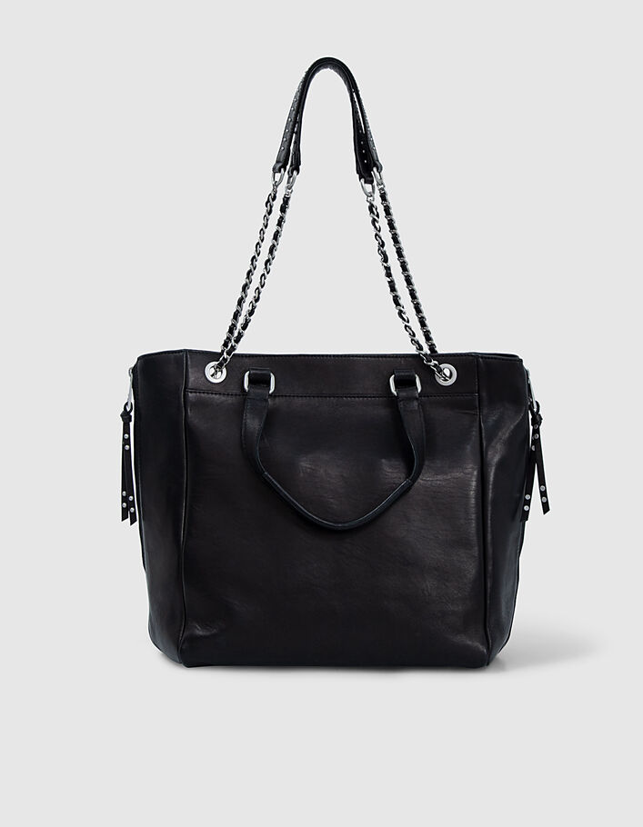 Sac cuir noir LE 1440 ROCK Leather Story femme