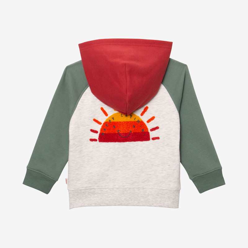 Cardigan bébé mixte color block blanc Catimini