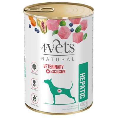 4Vets Natural Hund Hepatic 400 g
