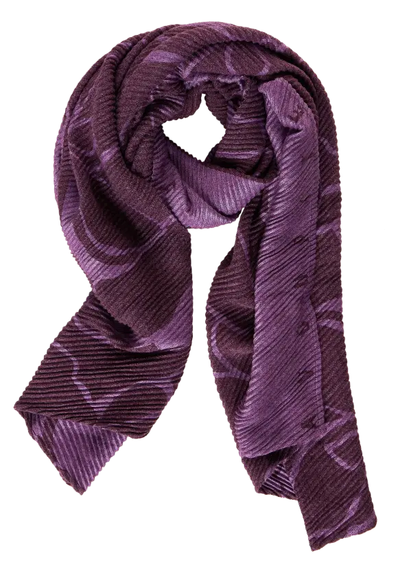 Street One Jacquard Plissée Schal