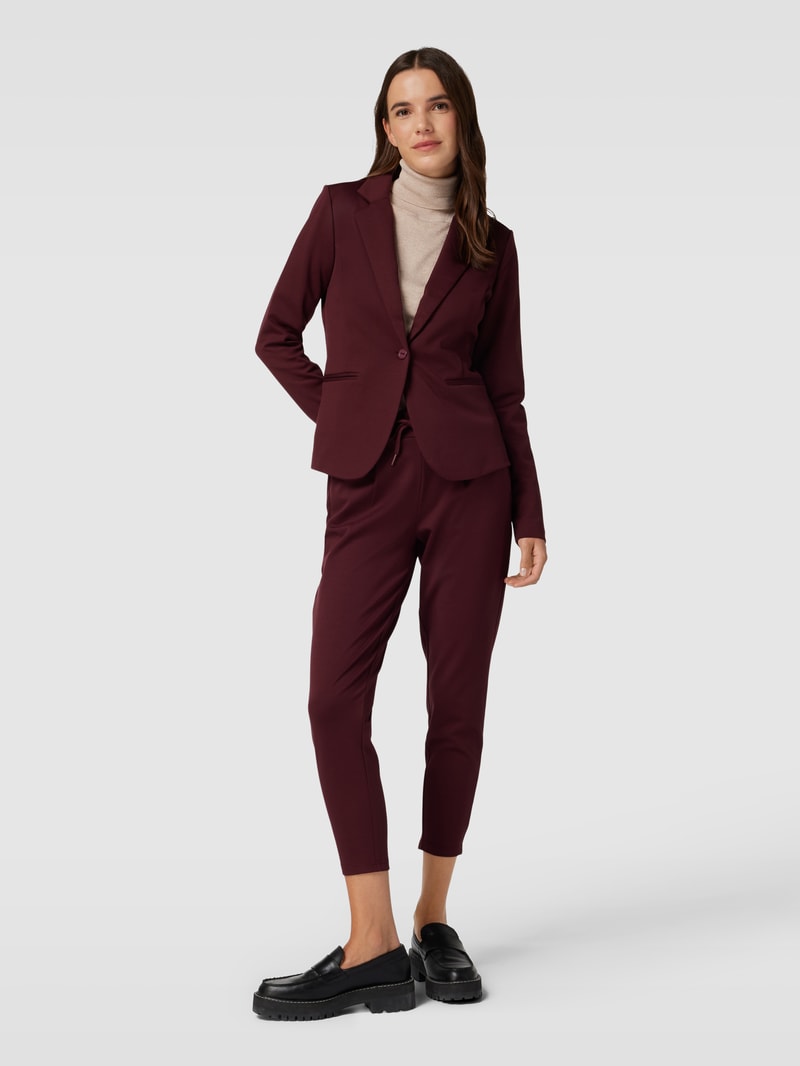 Blazer mit Reverskragen Modell 'KATE' in bordeaux rot