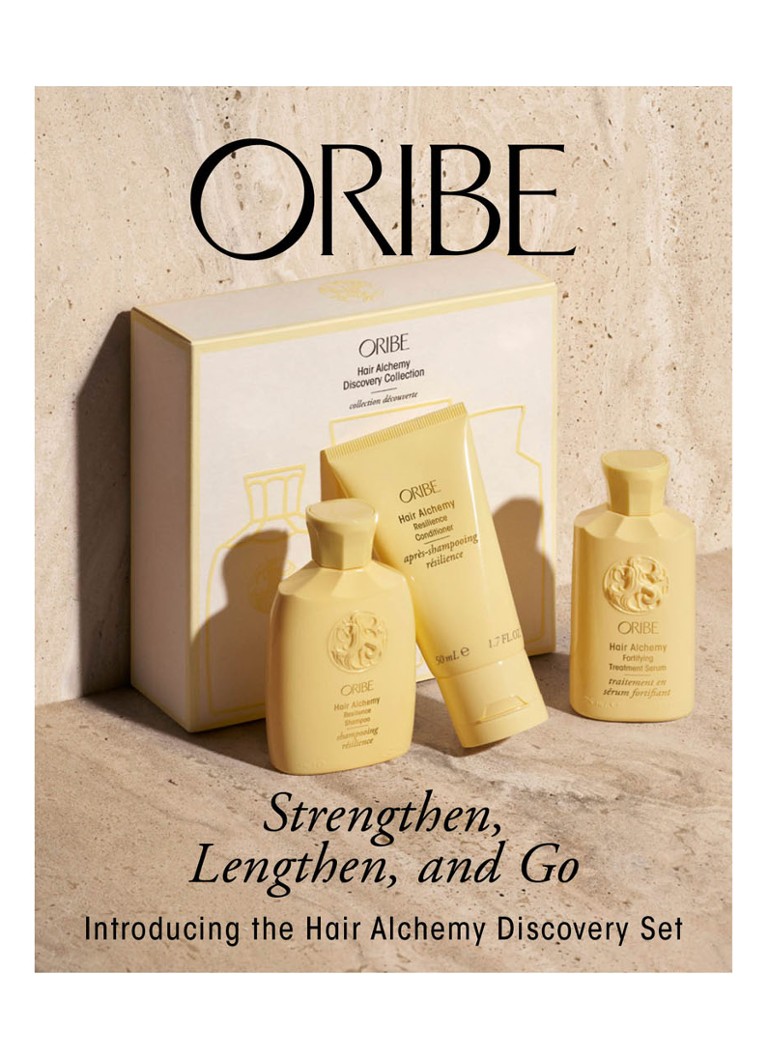 Zestaw do pielęgnacji włosów Oribe Hair Alchemy Evergreen w rozmiarze podróżnym