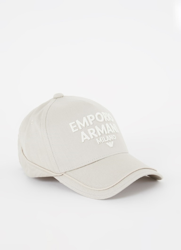Boné de beisebol Emporio Armani com logotipo