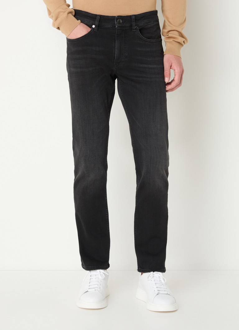 Blugi HUGO BOSS Delaware Slim Fit cu efect decolorat