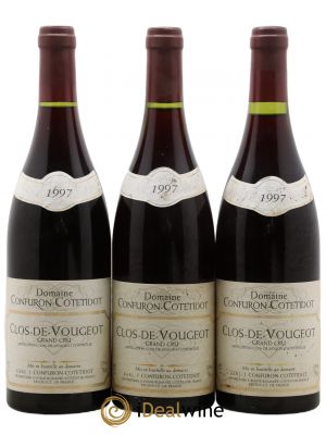 Clos de Vougeot Grand Cru Confuron-Cotetidot  1997 - Lot de 3 Bouteilles