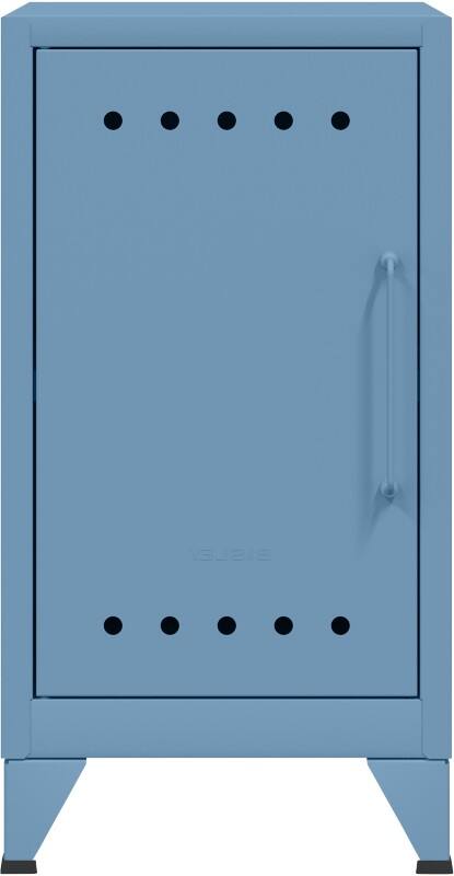 Bisley Fern Mini Schließfach Metall 1 Fachboden Nicht abschließbar 380 x 400 x 725 mm Blau