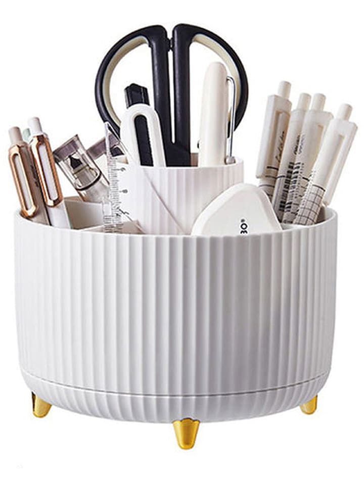Joybos Makeup-Organizer in Weiß - (H)12,5 x Ø 15 cm günstig kaufen onesize
