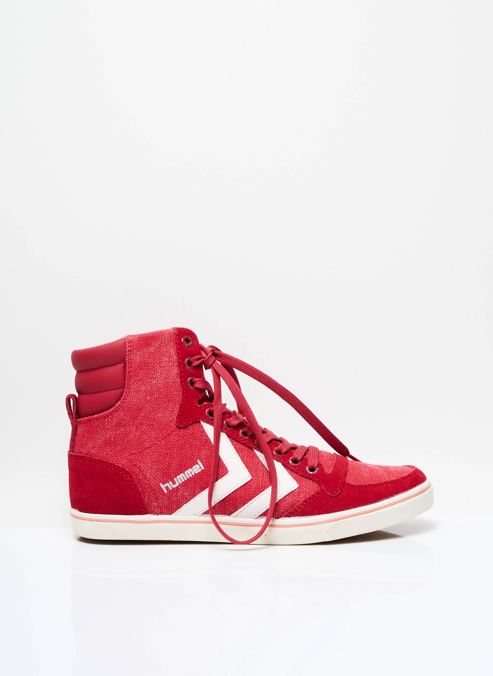 Hummel Baskets Femme couleur rouge