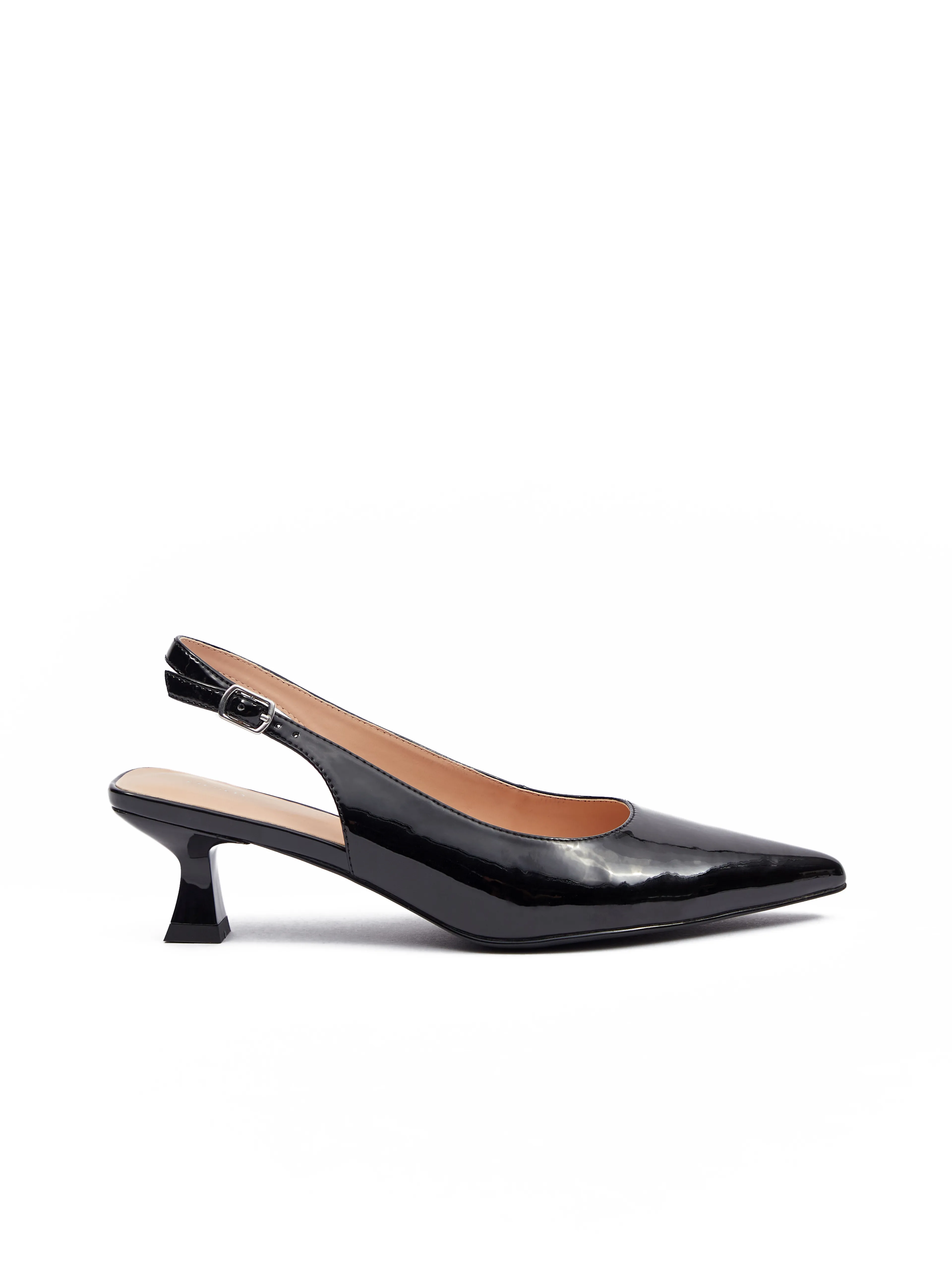 Schwarze Damen-Sandalen mit Absatz ORSAY