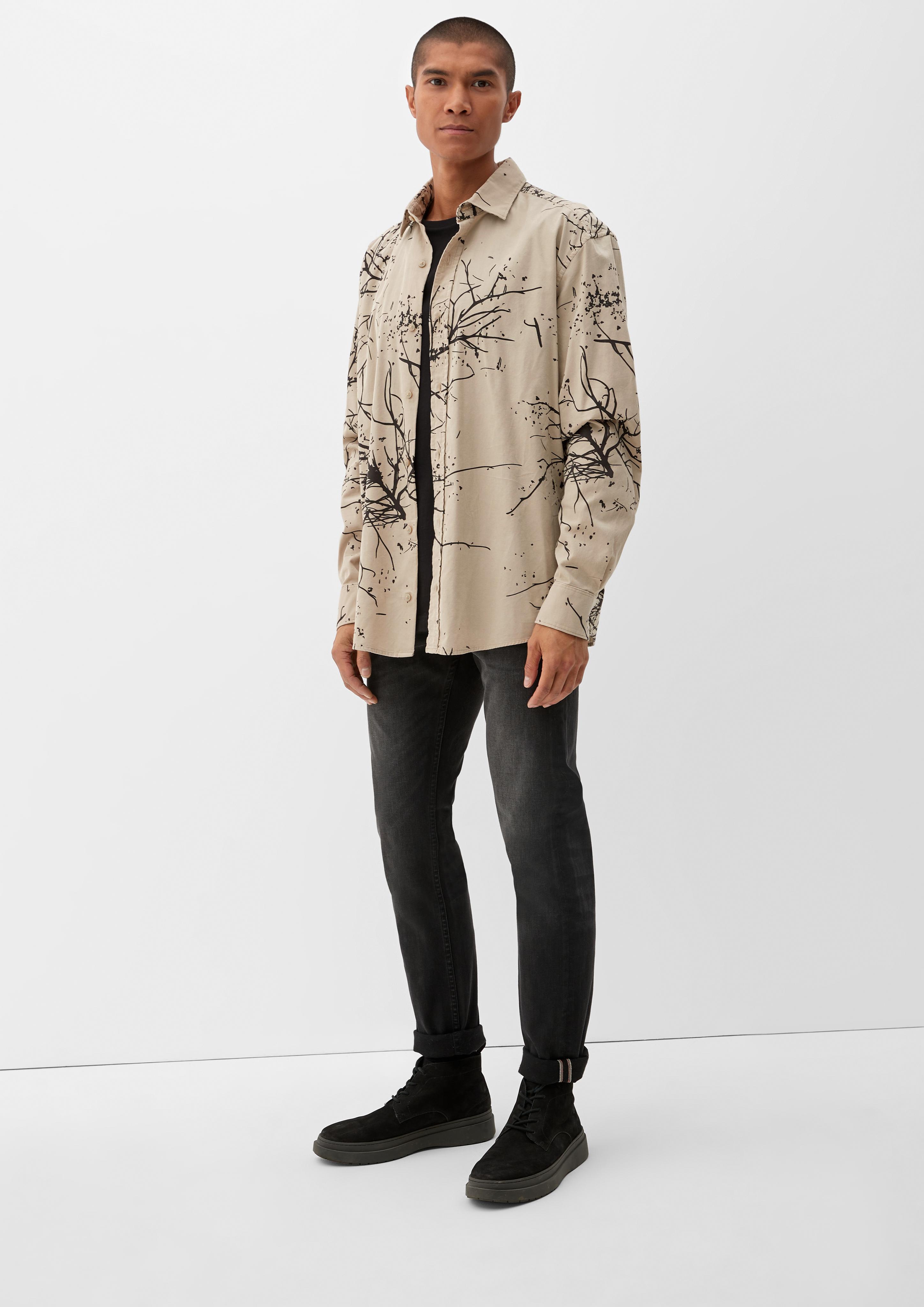 Relaxed: Hemd aus Feincord  2120976-80A3