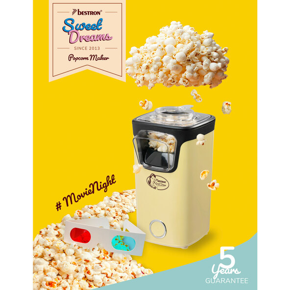 Popcornmaschine, gelb