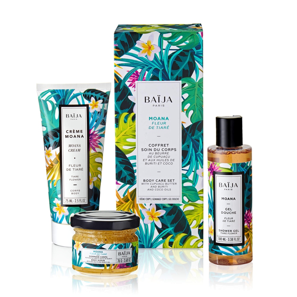 baïja Coffret Rituel soins corps Moana Coffret corps