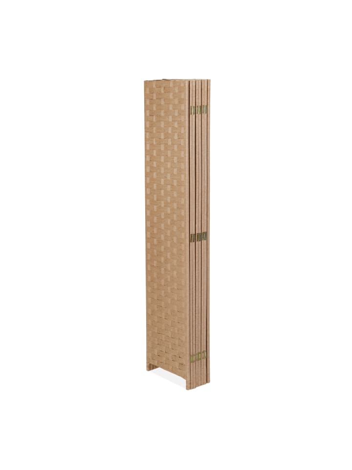 relaxdays Paravent in Natur - (B)320 x (H)170cm günstig kaufen onesize